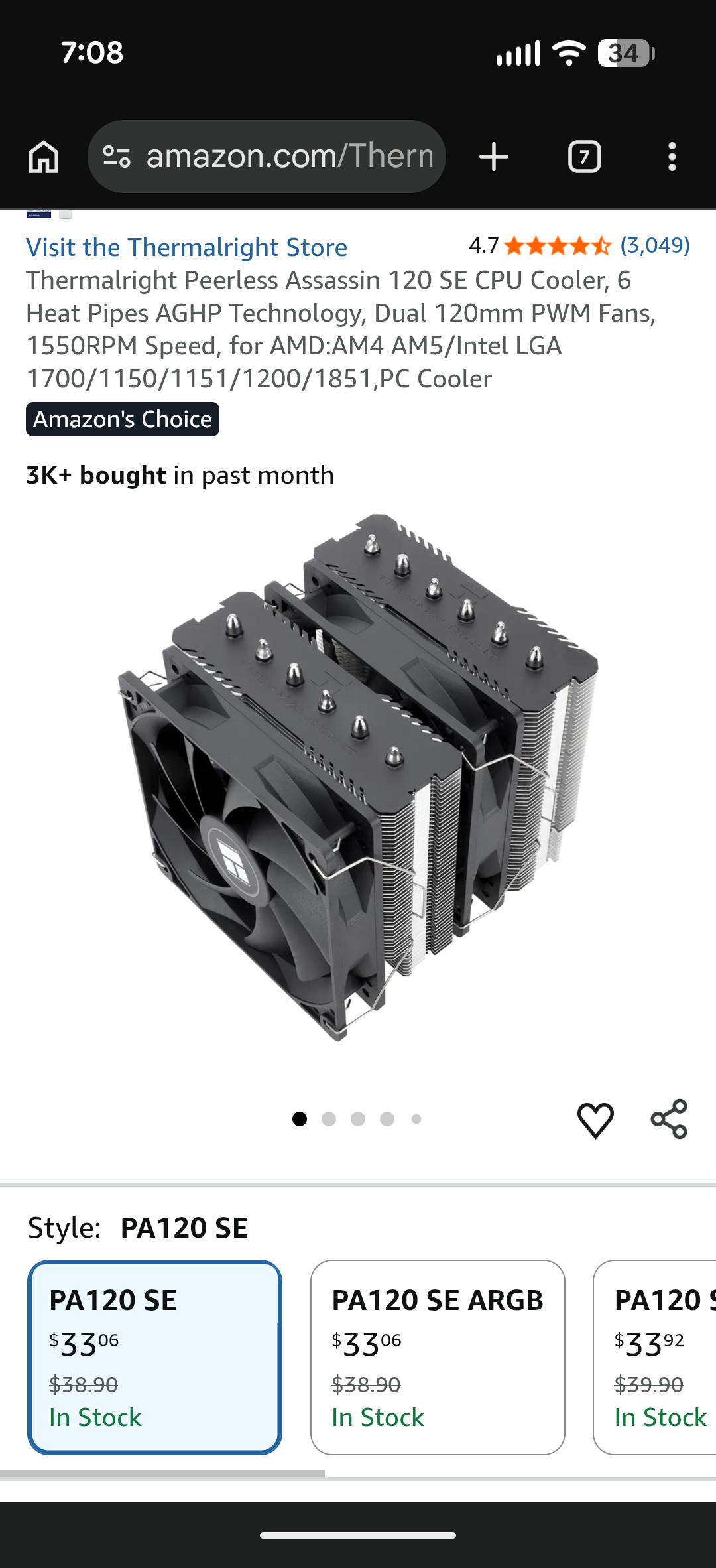 Thermalright PA120 SE — the $33 cooler that quietly killed the premium tier.